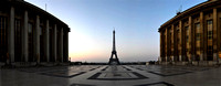 Paris Panorama Troccadero sunrise